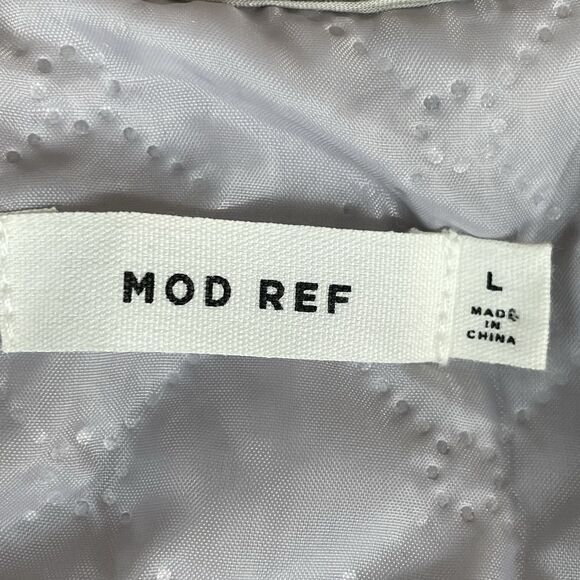 Mod Ref Teddy Sherpa Fleece Button Up Jacket Coat Women’s Large Light Grey - Picture 7 of 16